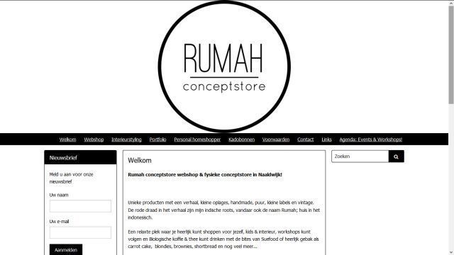 Webshop of the week Rumah Conceptstore